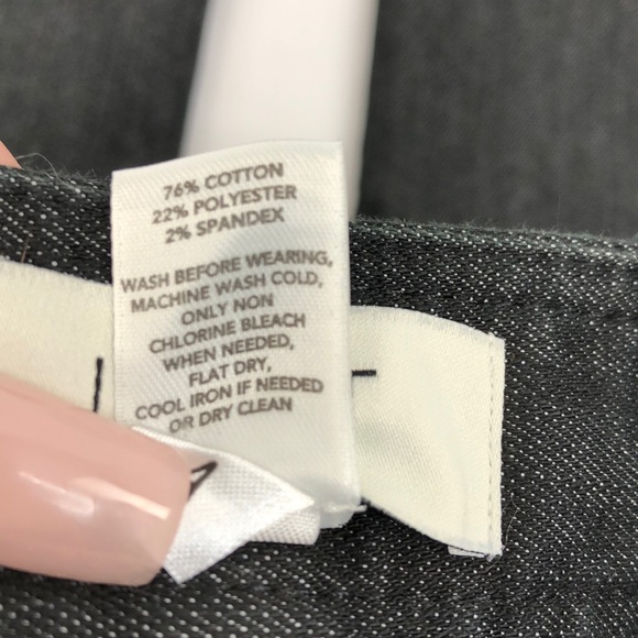 LOFT Black Wide Leg Crop Pants, 4P - Picture 4 of 6